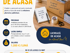 Job ambalat pliante, pentru lucrul de acasa